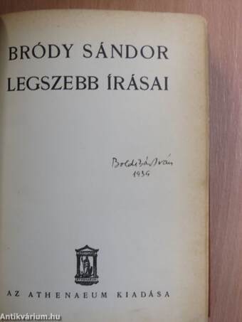 Bródy Sándor legszebb írásai