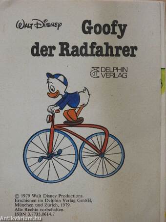 Goofy der Radfahrer