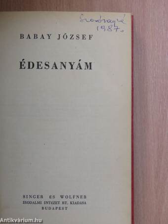 Édesanyám