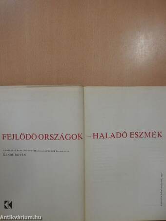 Fejlődő országok-haladó eszmék