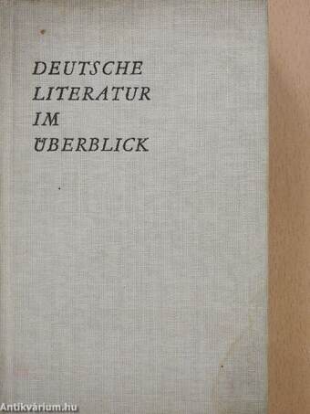 Deutsche Literatur im Überblick