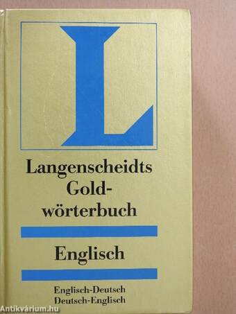 Langenscheidts Goldwörterbuch Englisch