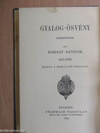 Gyalog-ösvény I-III.