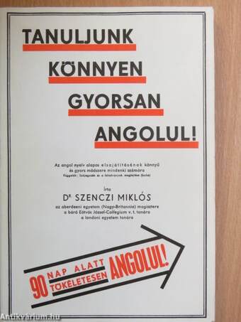 Tanuljunk könnyen, gyorsan angolul!