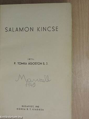 Salamon kincse