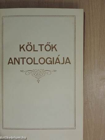 Költők antologiája