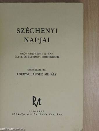 Széchenyi napjai