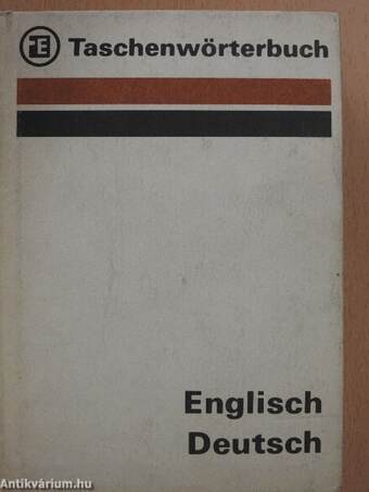 Taschenwörterbuch Englisch-Deutsch