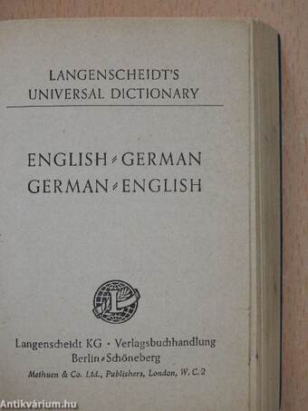 Langenscheidt's Universal Dictionary