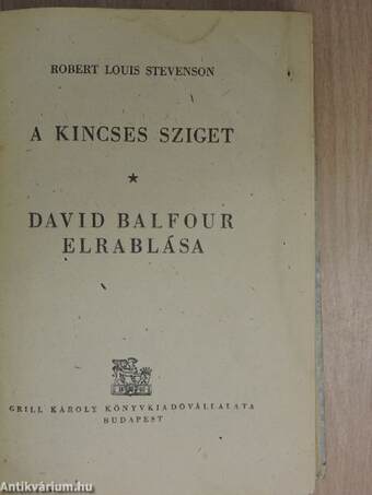 A kincses sziget/David Balfour elrablása