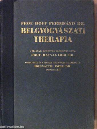 Belgyógyászati therapia