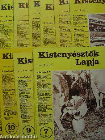 Kistenyésztők Lapja 1977. január-december