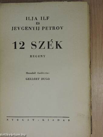 12 szék