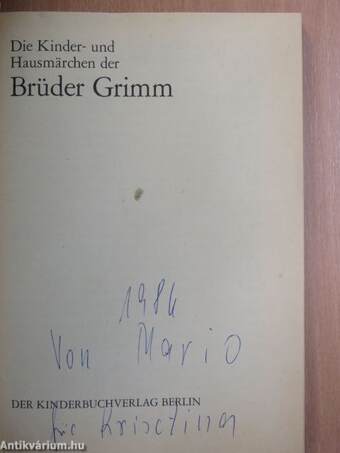 Die Kinder- und Hausmärchen der Brüder Grimm