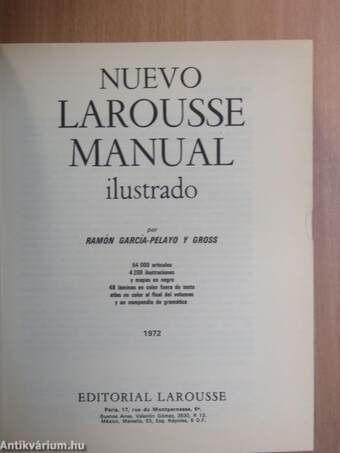 Nuevo Larousse Manual ilustrado