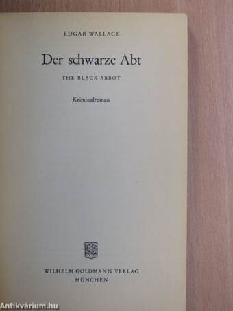 Der schwarze Abt