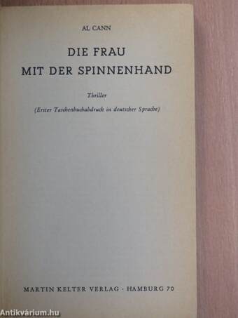 Die Frau mit der Spinnenhand