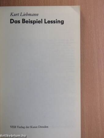 Das Beispiel Lessing