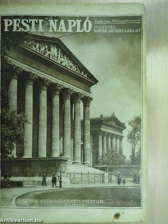 Pesti Napló Képes Műmelléklet 1926-1927. (nem teljes évfolyamok)