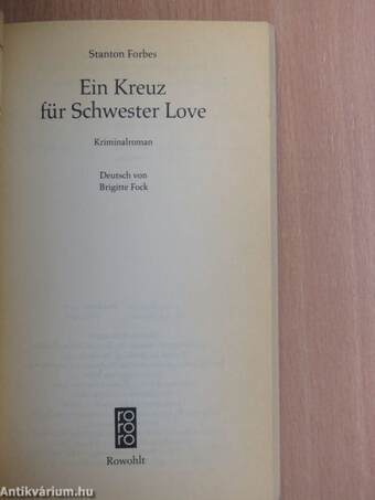 Ein Kreuz für Schwester Love