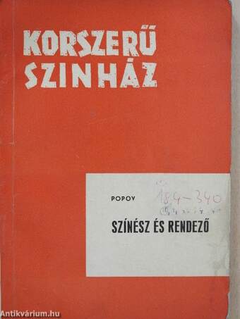 Színész és rendező