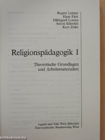 Religionspädagogik 1.