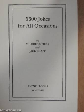 5600 Jokes for All Occasions