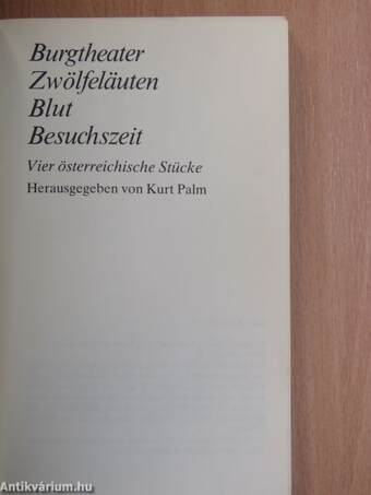 Burgtheater/Zwölfeläuten/Blut/Besuchszeit