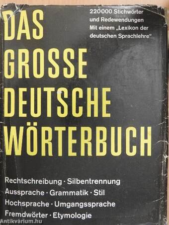 Das grosse deutsche Wörterbuch