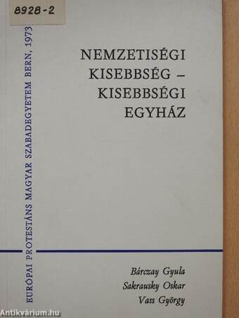 Nemzetiségi kisebbség - kisebbségi egyház