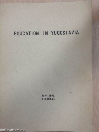 The Development and Changes in Education in the SFR Yugoslavia (1971-1973)