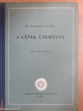 A gépek üzemtana