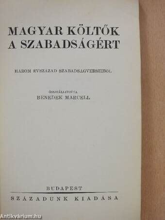 Magyar költők a szabadságért