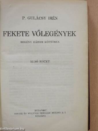 Fekete vőlegények I-III.