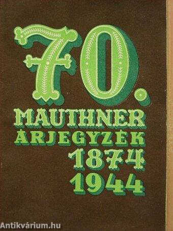 Mauthner árjegyzék 1944