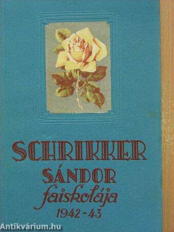 Schrikker Sándor faiskolájának árjegyzéke 1942-43