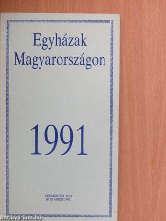 Egyházak Magyarországon 1991