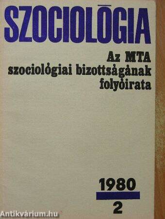 Szociológia 1980/2.