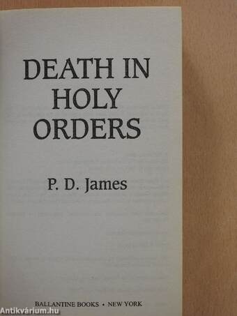 Death in Holy Orders