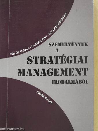 Szemelvények a stratégiai management irodalmából