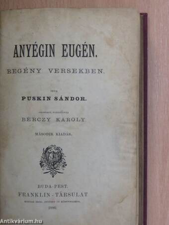 Anyégin Eugén