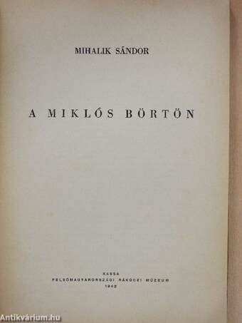 A Miklós börtön