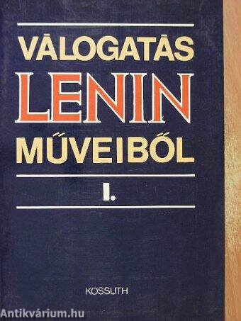 Válogatás Lenin műveiből I. (töredék)