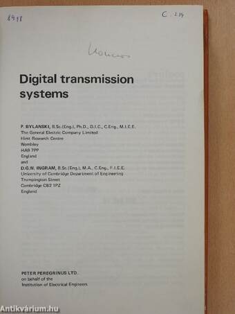 Digital transmission systems