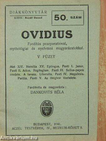 Ovidius V. (töredék)