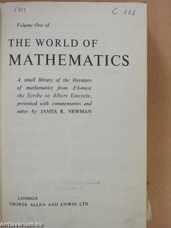 The World of Mathematics I.