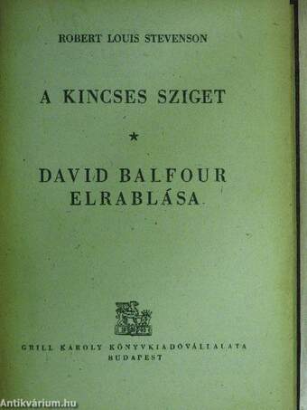 A kincses sziget/David Balfour elrablása