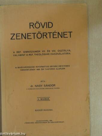 Rövid zenetörténet