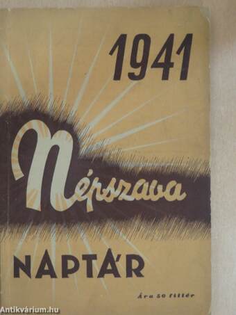 Népszava naptár 1941.
