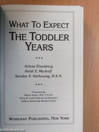 What to Expect the Toddler Years